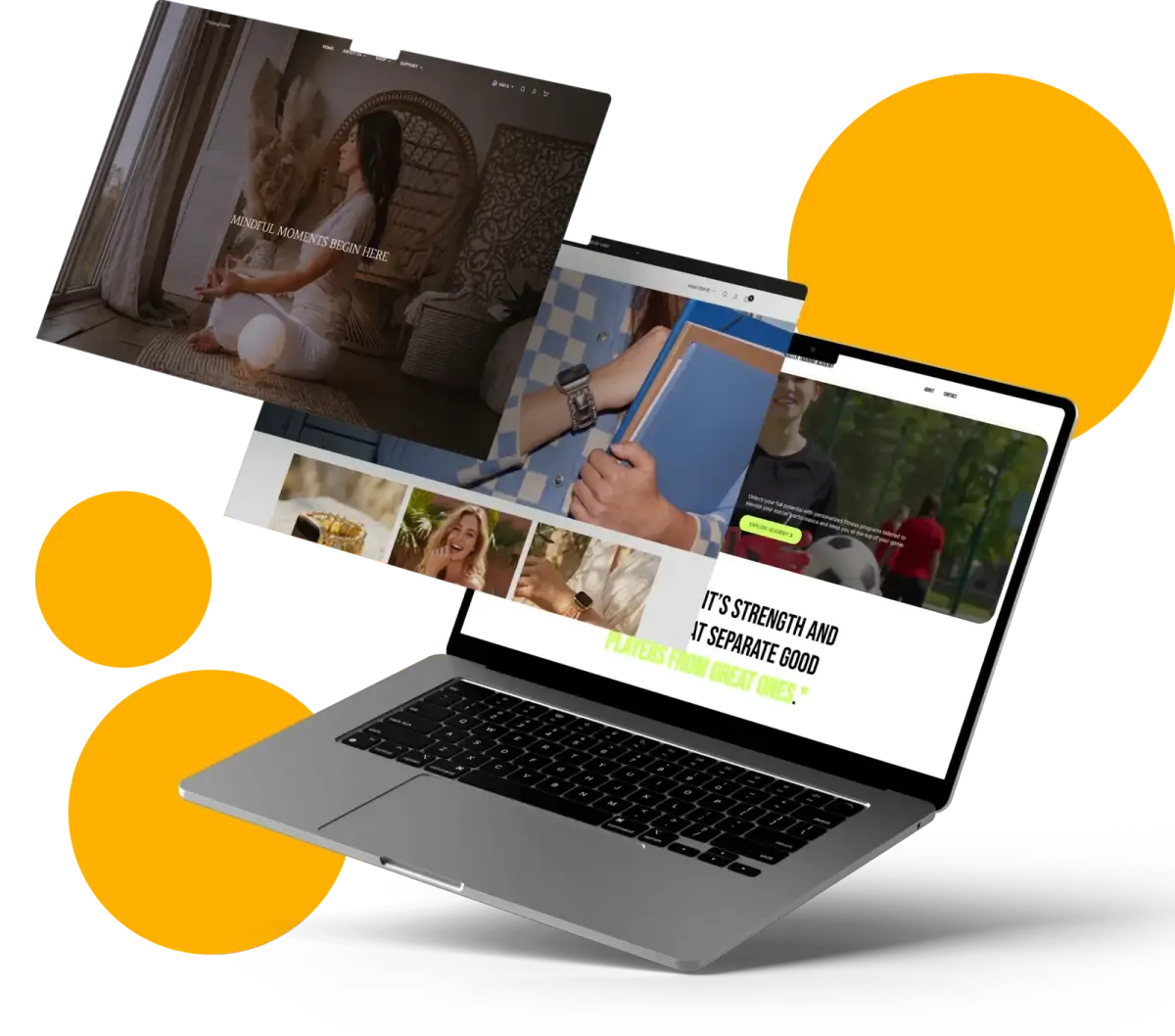 Landing page design