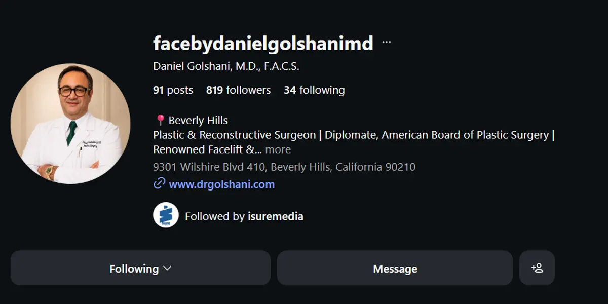 Dr. Daniel Golshani, M.D., F.A.C.S.