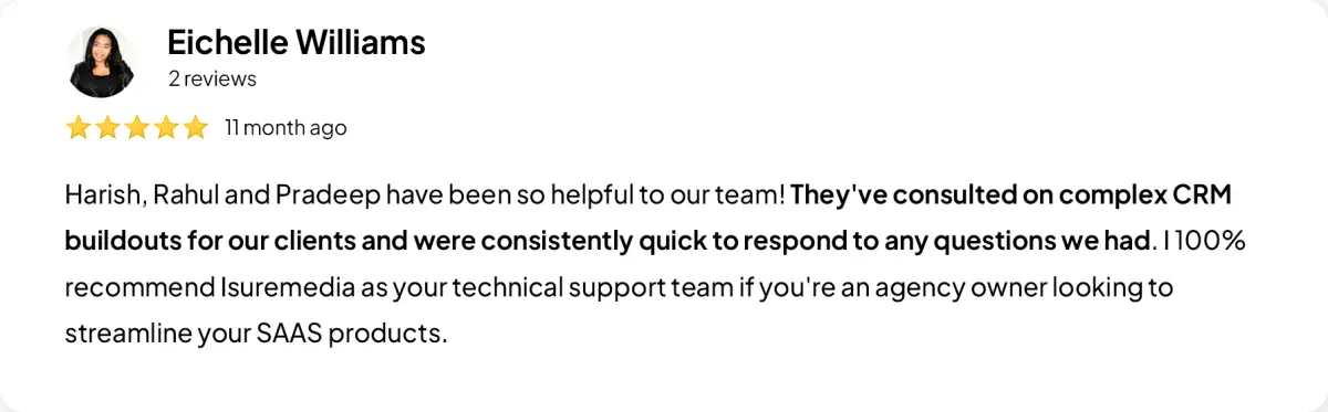 Client review 2